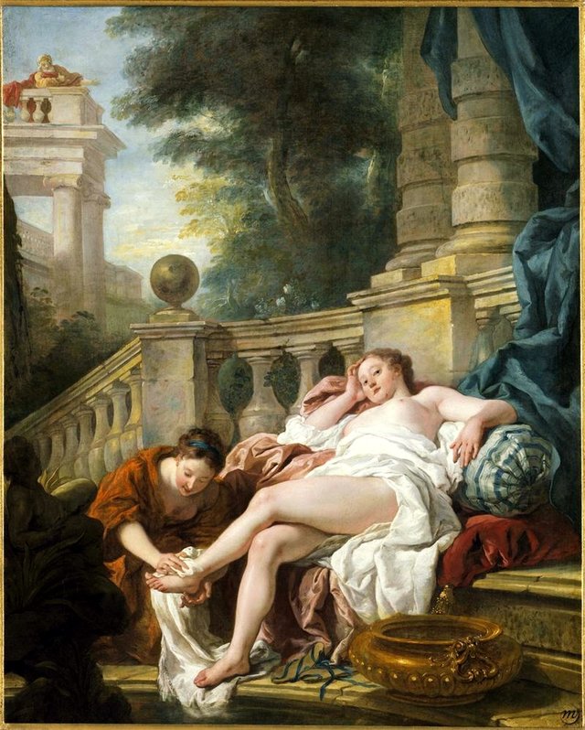 Bethsabée au bain by Jean-François de Troy