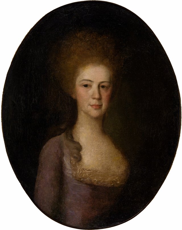 Portrait of Princess Tatyana I. Gagarina by Fyodor Rokotov