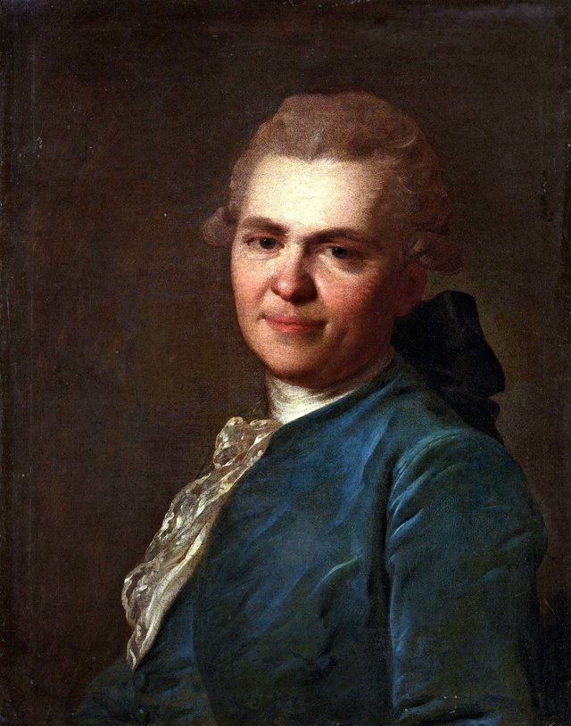 Unknown man in blue by Rokotov (GTG) by Fyodor Rokotov