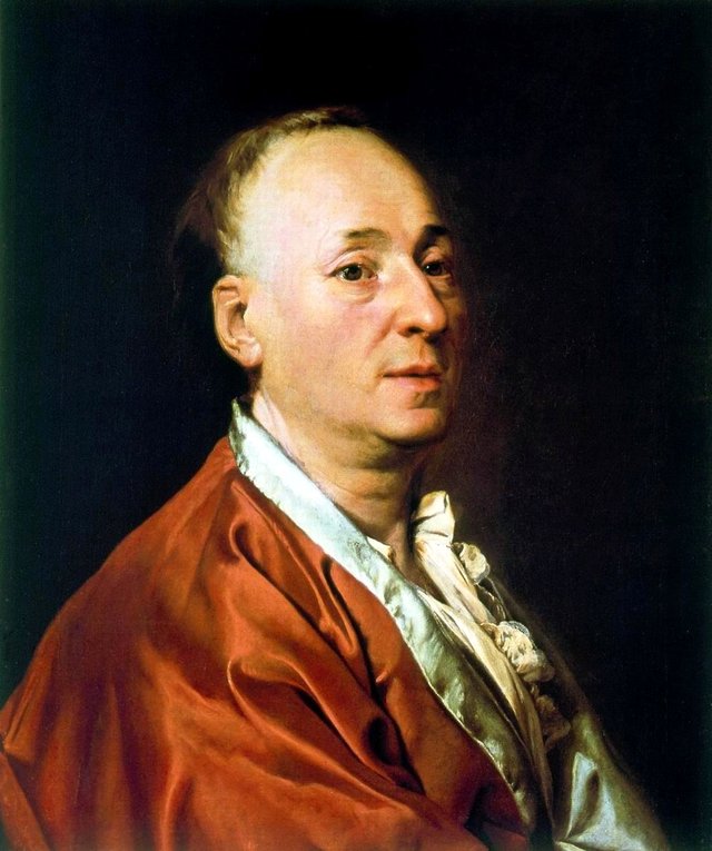 Porträt des Denis Diderot (1713-1784) by Dmitry Levitzky