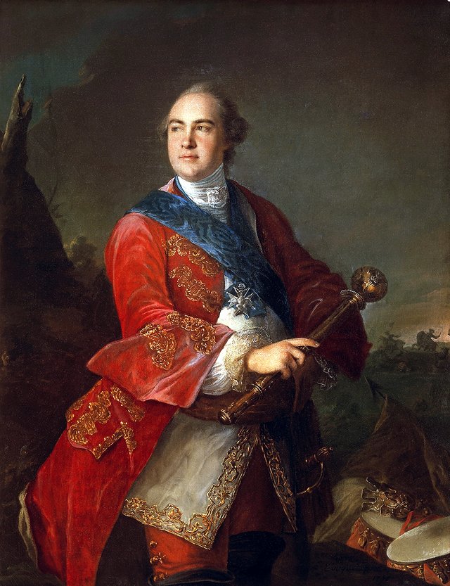 Portrait of Kyrylo Rozumovsky by Louis Tocqué
