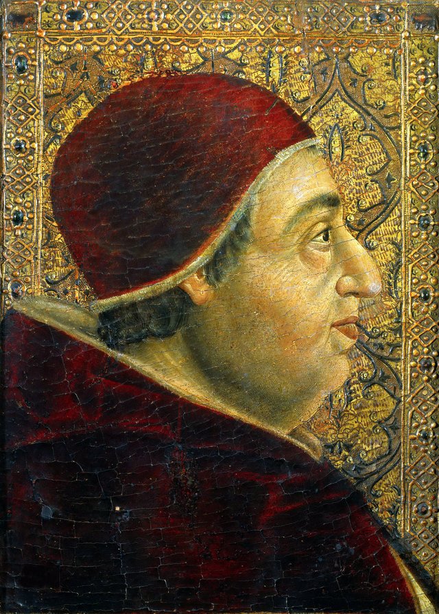 Portrait of Alexander VI (Borgia, 1492-1503) by Pedro Berruguete
