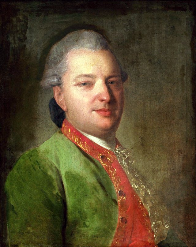 Rokotov Portrait of Vasily Maykov by Fyodor Rokotov