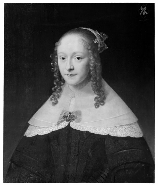 Portrait of Catharina van Hattingh (1631-) by Wallerant Vaillant