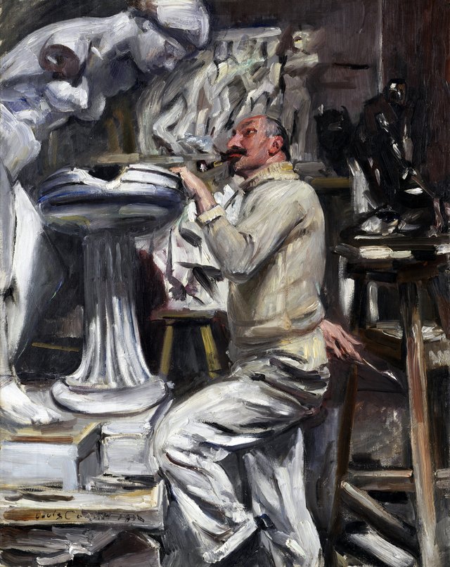 Porträt des Bildhauers Nikolaus Friedrich by Lovis Corinth
