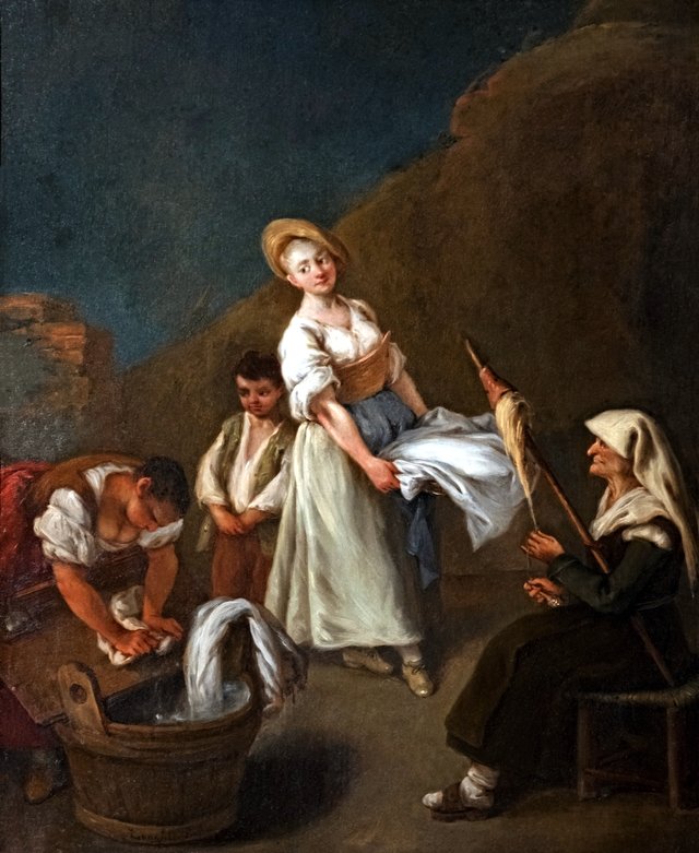 The laundresses by Pietro Longhi