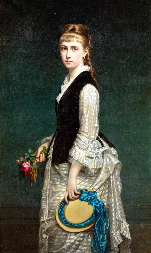 Portrait of Alice Heine, Duchess of Richelieu, Princess of Monaco by Pierre Auguste Cot