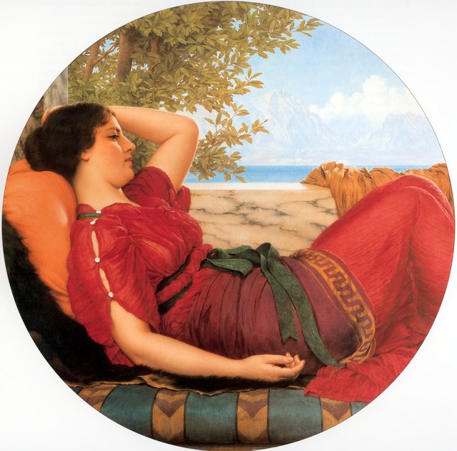 In Realms of Fancy by John William Godward