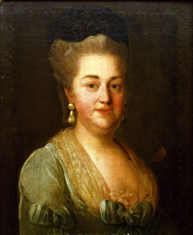 Porträt der Anastasia Mikhailovna Zagryazhskaya (1728-1779) by Fyodor Rokotov