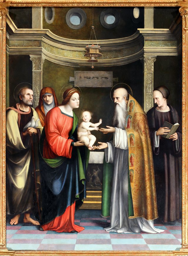 Presentation of Jesus in the temple and purification of the Virgin by Francesco Francia