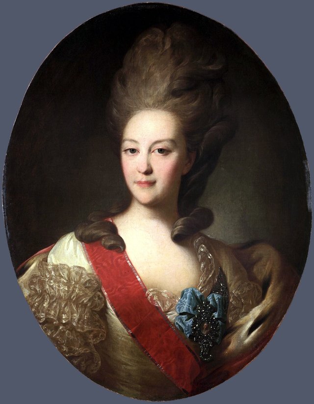 Portrait of Catherine Orlova (1758-1781) by Fyodor Rokotov