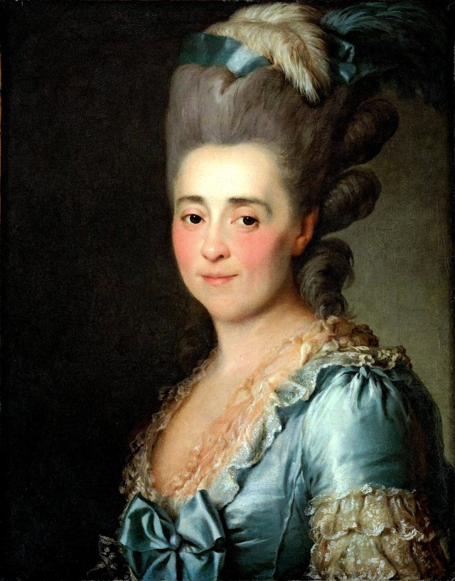 Portrait of Natalia Saltikova (1742-1782) by Dmitry Levitzky