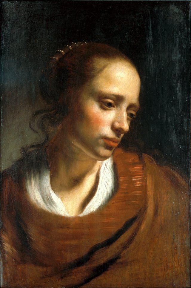 Portrait of an unknown woman by Jan de Bray