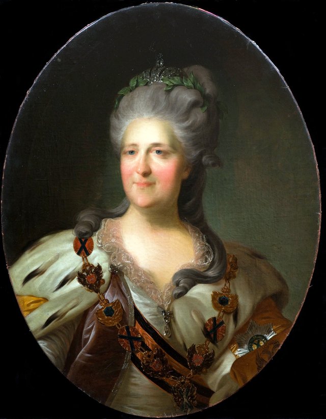 Portrait of Catherine II by Fyodor Rokotov