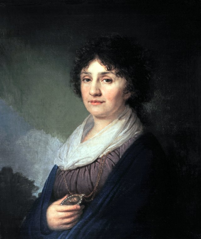EkaterinaDavydovaRayevskaya (lowres) by Vladimir Borovikovsky