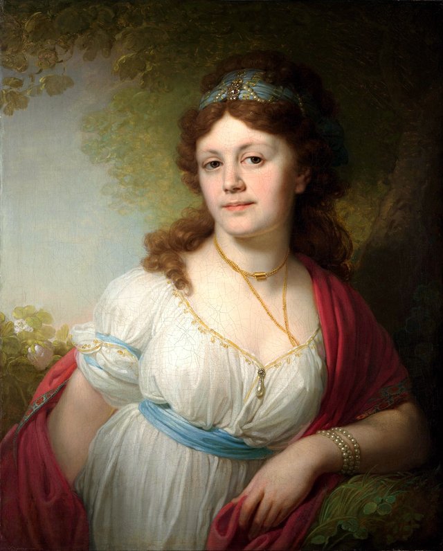 Porträt der Elizaveta Grigorevna Temkina (b.1775) by Vladimir Borovikovsky