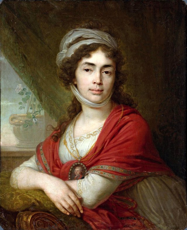 Portrait of Martha Dunina by Vladimir Borovikovsky