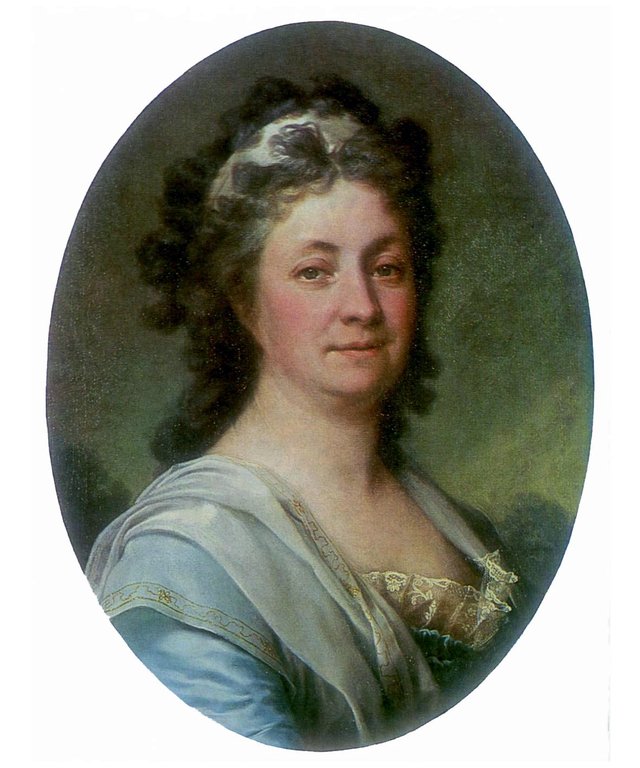 Porträt der Maria Ivanovna Myussar by Dmitry Levitzky