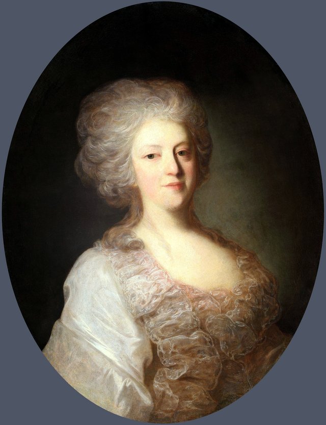 Porträt der Praskovya Lanskaya by Fyodor Rokotov