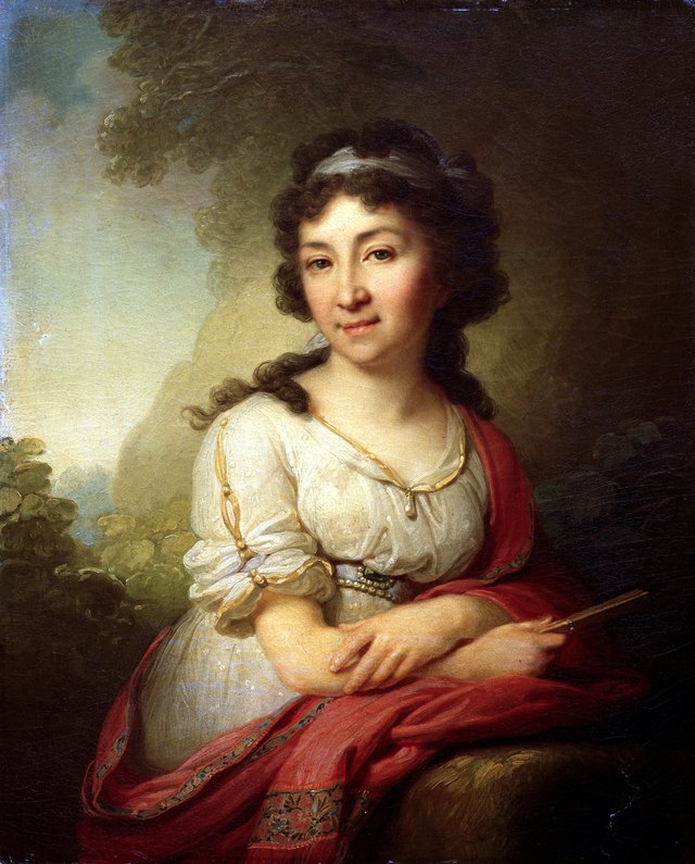 Porträt der Ekaterina Vasilievna Torsukova (1772-1842) by Vladimir Borovikovsky