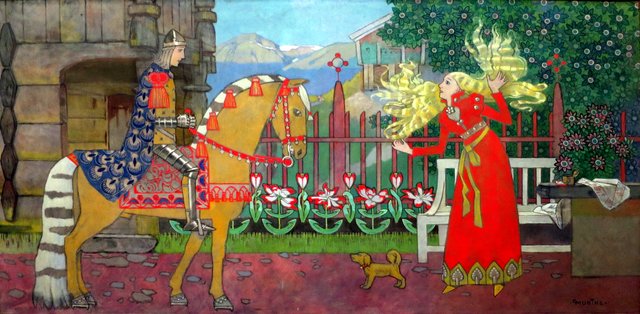 The Suitor by Gerhard Munthe