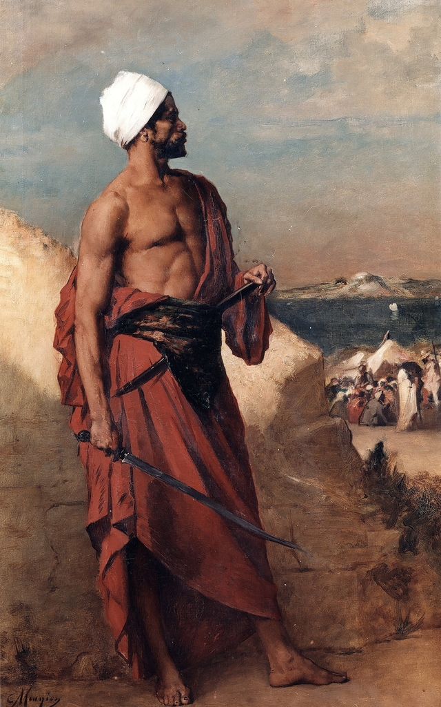 Arab sentry by Constantin Meunier