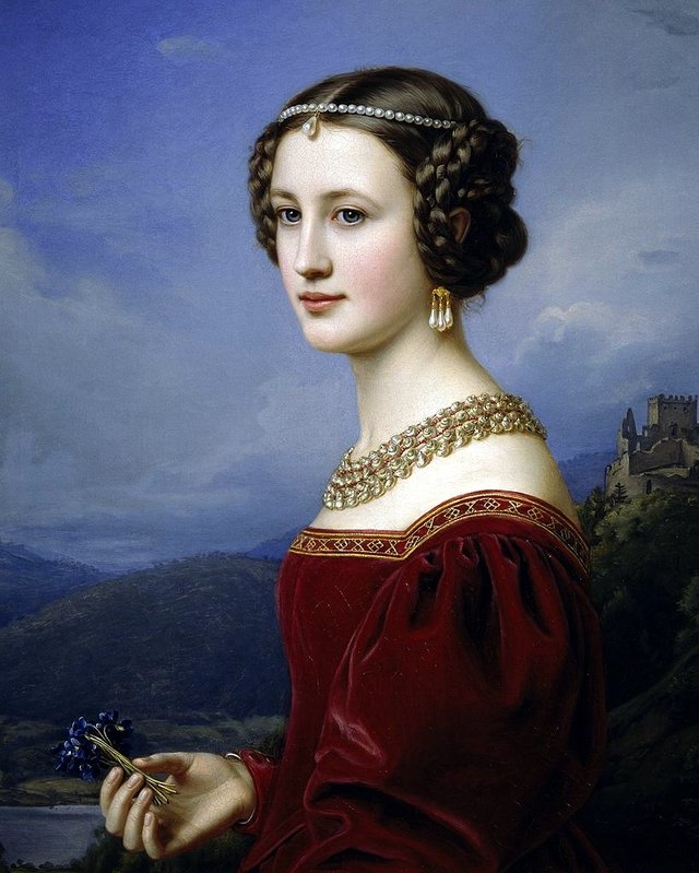 Bildnis der Antonietta Cornelia Vetterlein by Joseph Karl Stieler