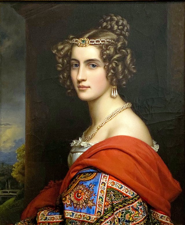 Bildnis der Amalia von Schintling by Joseph Karl Stieler