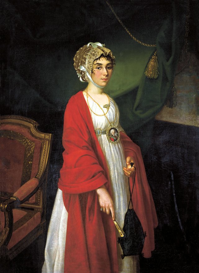 Porträt der Praskovia Kovalyova-Zhemchugova by Nikolay Argunov