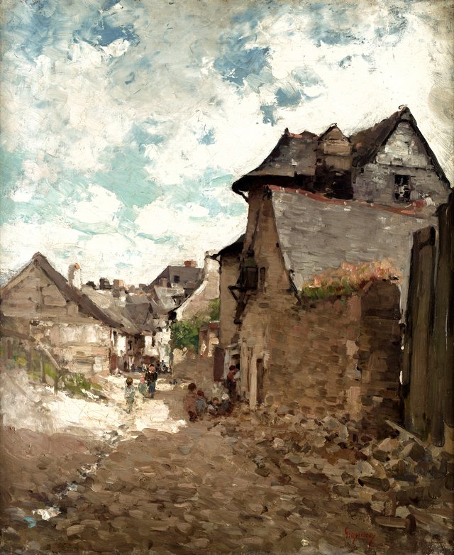 Street in Vitré by Nicolae Grigorescu