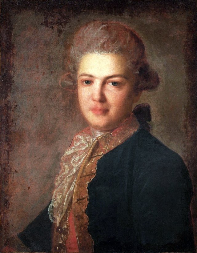 Portrait of Count Artemy I. Vorontsov by Fyodor Rokotov