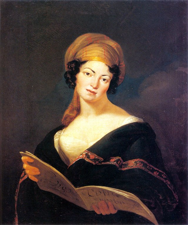 Porträt der Krystyna z Gerhardów Frankowa. by Jan Rustem