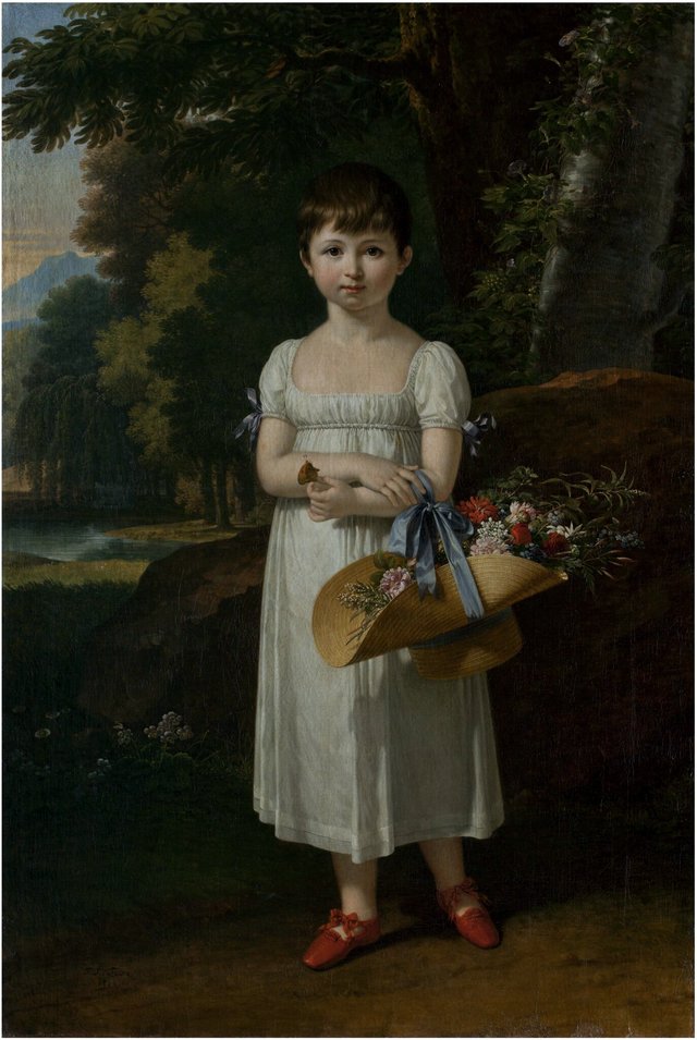 Portrait of Princess Amelia Ogińska (1805-1858) by François-Xavier Fabre