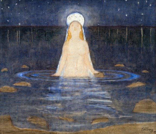 The Mermaid by Harald Sohlberg