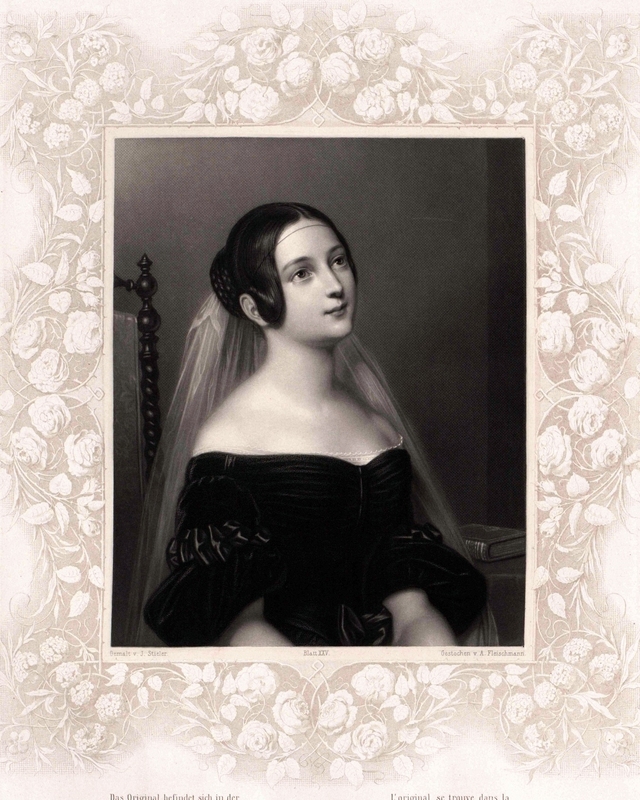 Bildnis der Luise Freiin von Neubeck by Joseph Karl Stieler