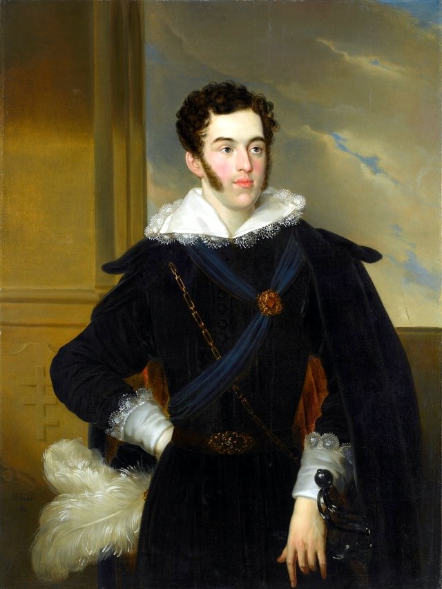 Portrait of August Potocki (1806-1867). by Johann Ender