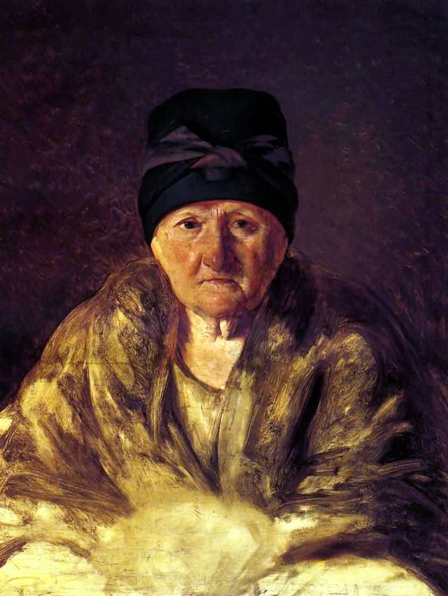 Old Nurse in Shlyk by Alexey Venetsianov