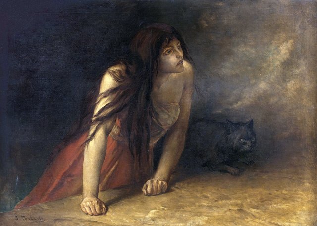 The witch by Jean-François Portaels