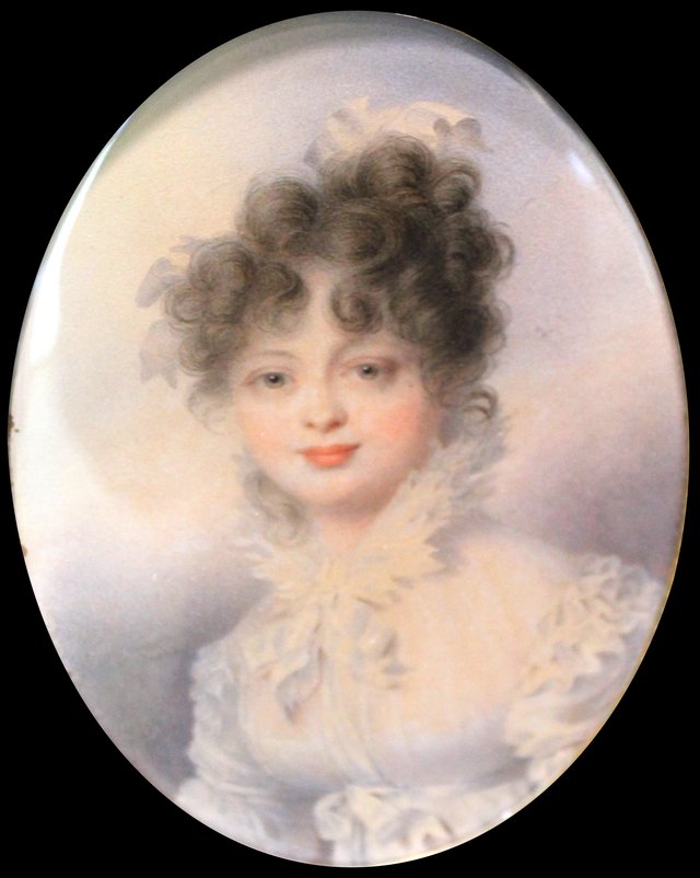 Portrait of Catherine Pavlovna of Russia, later Queen Catherine of Württemberg (1767 - 1855) by Jean-Baptiste Isabey