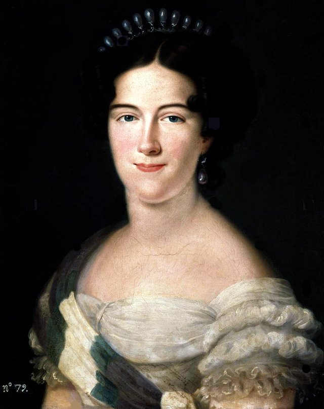 Doña Carlota de Godoy y Borbón, condesa de Chinchón by Luis de la Cruz