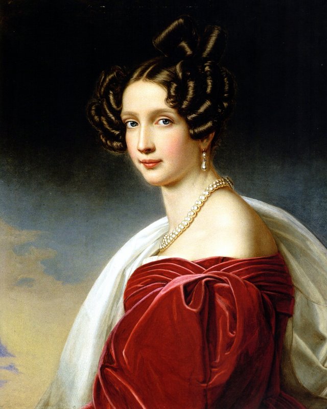 Bildnis der Sophie Prinzessin von Bayern by Joseph Karl Stieler