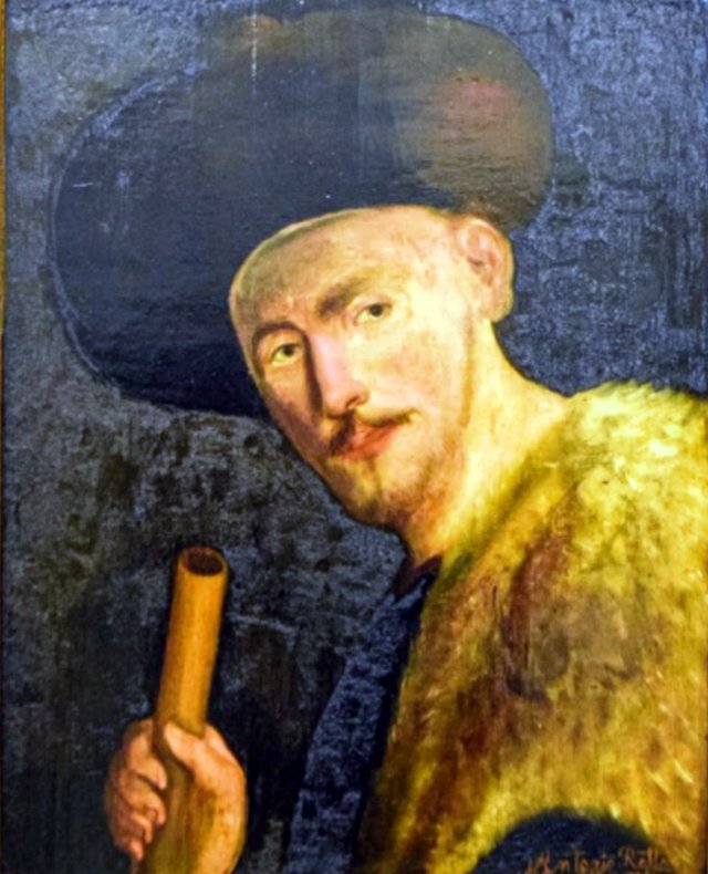 Portrait of a man by Antonio Rotta
