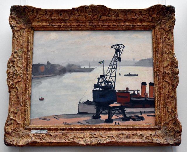Stockholm, la grue by Albert Marquet