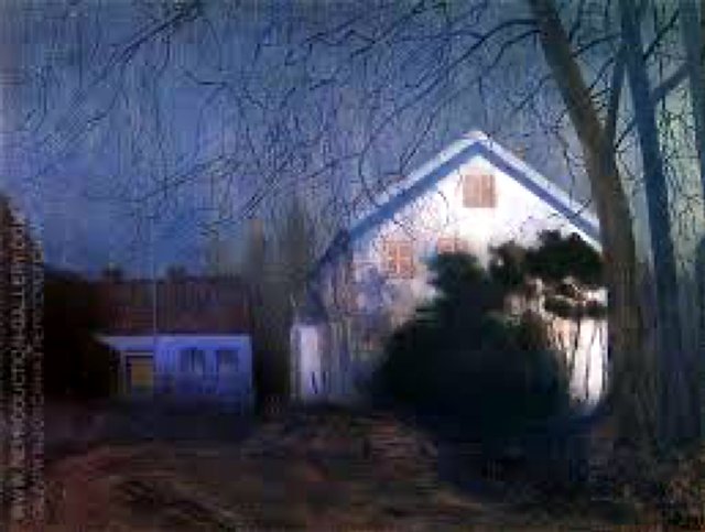 Måneskinnsstemning by Harald Sohlberg