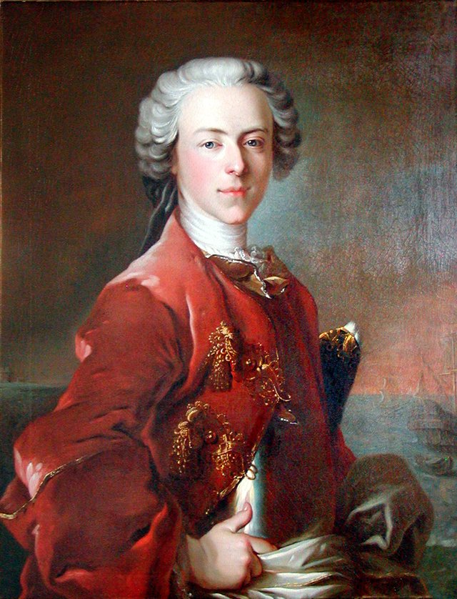 Portrait of Frederik de Løvenørn (1715-1779) by Louis Tocqué