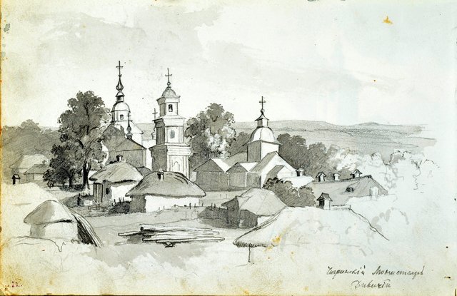 Sh Sketchbook zz - f.11v by Taras Shevchenko
