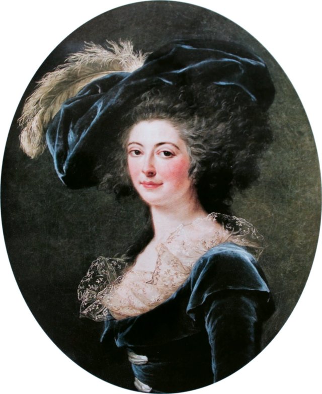 Porträt der Madame Alexis Janvier La Live de la Briche, née Adélaïde Prévost by Adélaïde Labille-Guiard