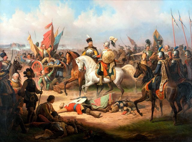 Chodkiewicz after the Battle of Kirchholm by January Suchodolski