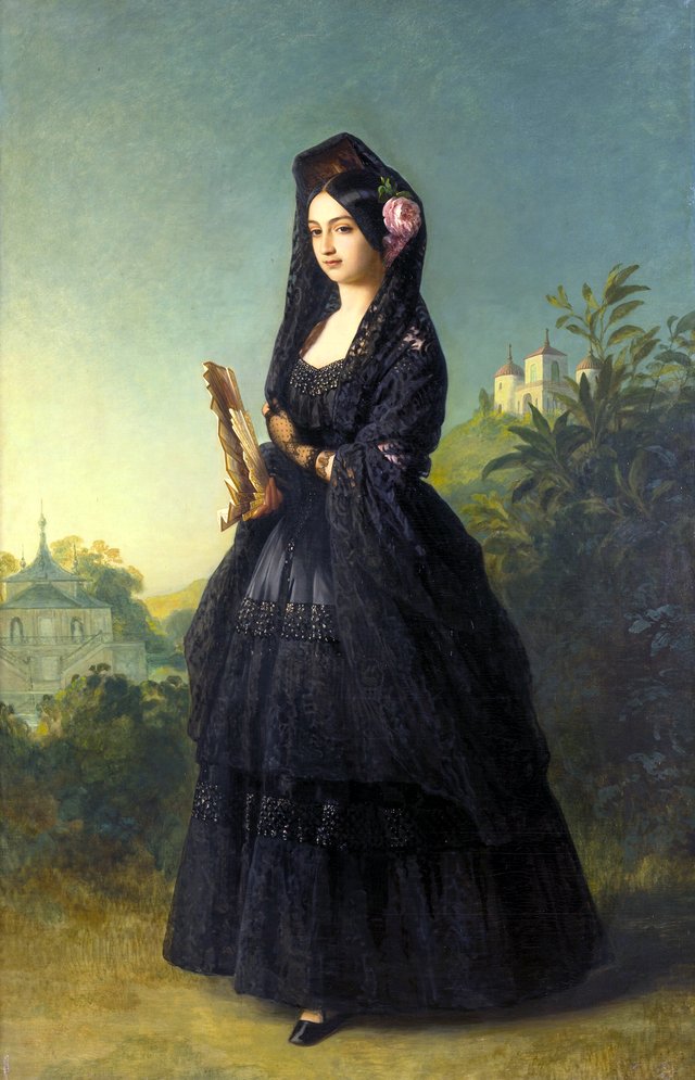 María Luisa Fernanda de Borbón, Duchess of Montpensier (1846–1897) by Franz Xaver Winterhalter