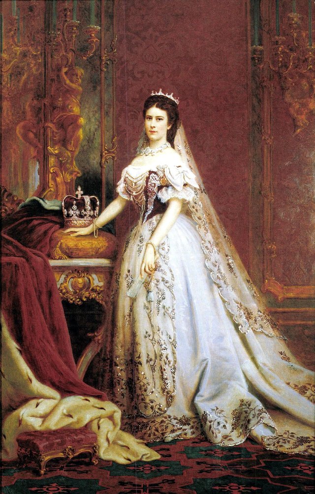 Queen Elisabeth by Bertalan Székely